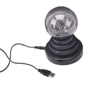  USB Plasma Ball Sphere Lightning Light Lamp: Home 