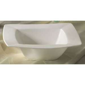    Kingsquare White Porcelain 40 Oz. Deep Bowl: Kitchen & Dining