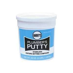   Harvey 043050 3 Pound Stainless Plumber Foots Putty