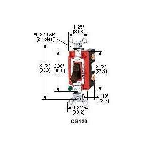  Hubbell 20a 4way, Ivory Hubbell Commercial Switch