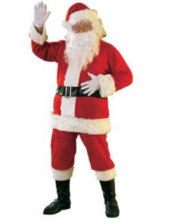  New Adult Large XL Santa Claus Christmas Costume Suit 