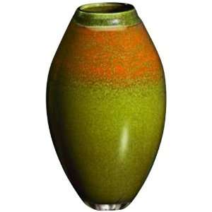  Egg Shaped Opaque Earth Tone Vase