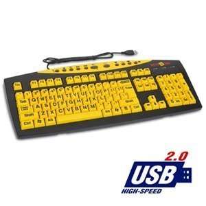   See YKB LP YUSB Large print keyboard   Yellow: Computers & Accessories