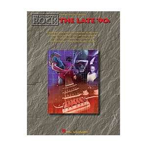 : Hal Leonard The History of Rock The Late 90s Piano, Vocal, Guitar 