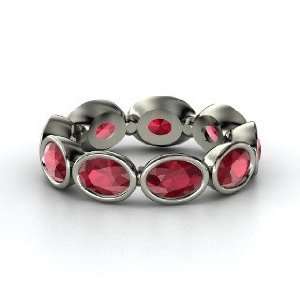  Cloud Nine Ring, Platinum Ring with Ruby Jewelry