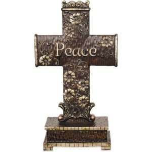   Faith Cross, Peace on Front and Grace on Back, 7 Inch: Home & Kitchen