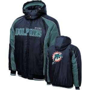  Miami Dolphins Postseason Full Zip Heavyweight Jacket 