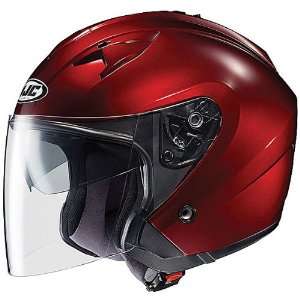  HJC Metallic Mens IS 33 Half Face Motorcycle Helmet 