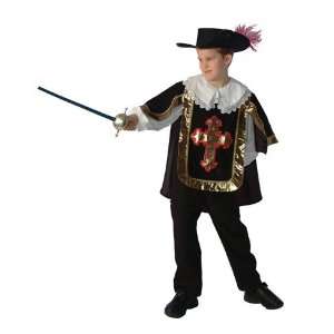  Childs Musketeer Costume (SizeX small 3 4) Toys & Games