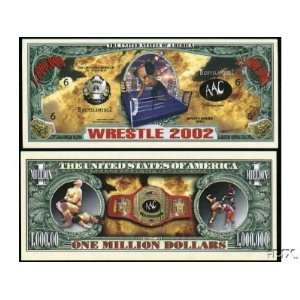  Set of 5 Bills Wrestling Million Dollar Bill Toys & Games