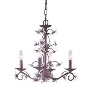 Abbie Collection Hand Cut Crystal Chandelier SIZE: W18 X 
