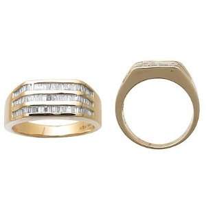  Channel Baguette Diamond Ring: Jewelry