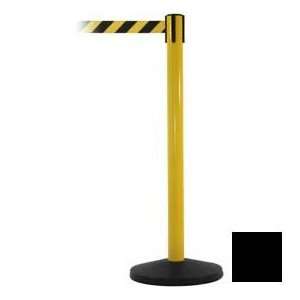  Yellow Post Safety Barrier, 7.5ft, Black Belt Everything 