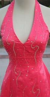 NWT MORGAN & CO $150 Watermelon Evening Formal Gown 1  