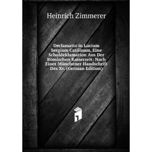   Handschrift Des Xv. (German Edition) Heinrich Zimmerer Books