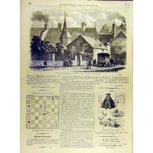  1863 Corneille Andelys House Building French Print: Home 