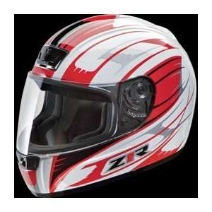   Avenger Helmet , Color White/Red, Size Md XF0101 3308 Automotive