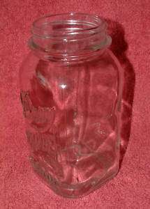 Drey Square Mason Canning Jar. Clear Class. Collectible  