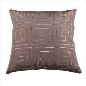 Pillow Rizzy Home T 3567 Brown and Silver Decorative Pillow   Set of 2