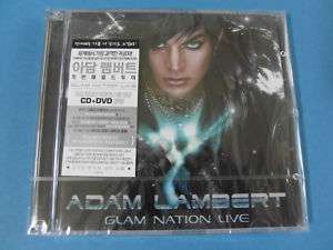 ADAM LAMBERT   GLAM NATION LIVE CD & DVD $2.99 S&H  