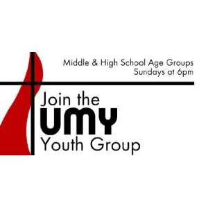  3x6 Vinyl Banner   Youth Group Join Us: Everything Else