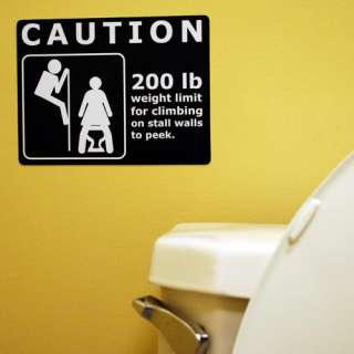 PRANK BATHROOM SIGN 200 POUND LIMIT FUNNY AS HELL  
