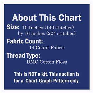 Ohara Shoson Koson Blue Heron in Snow Bird Counted Cross Stitch Chart 