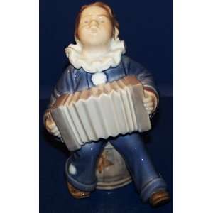  Royal Copenhagen #3667 Boy with Accordion Figurine 