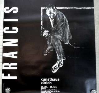   Original Exhibit Poster Kunsthaus Zurich Francis BACON 35x50  