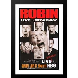 Robin Williams Broadway 20x26 Framed and Double Matted Movie Poster 