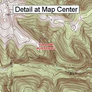  USGS Topographic Quadrangle Map   Youngsville 