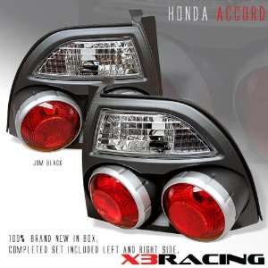 Honda Accord Wagon Tail Lights JDM 3D Black Taillights 1994 1995 94 95