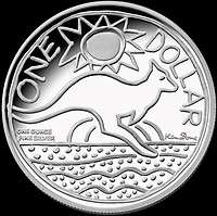 AUSTRALIA 2009 KANGAROO 1 oz $1 SILVER PROOF COIN  
