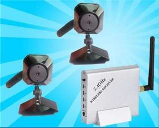 Wireless Pinhole Small CCTV Color 2 Cameras Spy Cam  