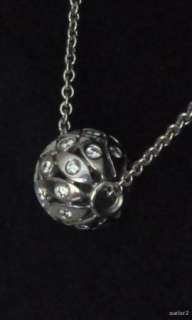 New $2920 SEIDENGANG 18K Gold Diamond Ball Necklace OH!  