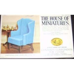   House of Miniatures Chippendale Wing Chair No. 40016: Everything Else