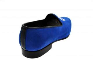 Slippers Limited Edition Blue Suede Saxone 9 (43)  