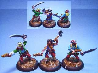 Warmachine painted Miniature Seadogs (10)  