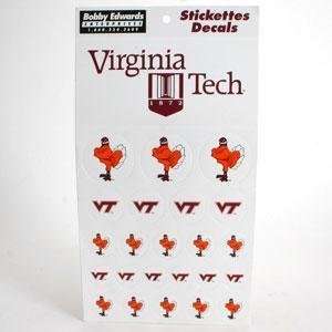  VIRGINIA TECH Decal Sheet   24 Count Vinyl Decals Sports 