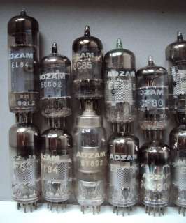 ADZAM 20 radiolampen 20 radio tubes ampoules  