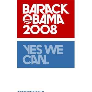  FAB BARACK OBAMA YES WE CAN COLLECTIBLE CAMPAIGN POSTER 
