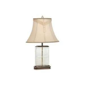   Bradford Table Lamp w/ Oval Cream Shade   4565: Home Improvement