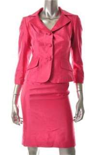 Tahari ASL Petite Skirt Suit Pink BHFO 0P  