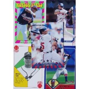  Andruw Jones 25 card set with 2 piece acrylic case: Sports 