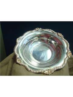 A1 England Silver Plate Sevring Bowl.  