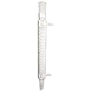 Chemglass CG 1214 05 Glass Graham Condenser, 10mm OD, 300mm Jacket 