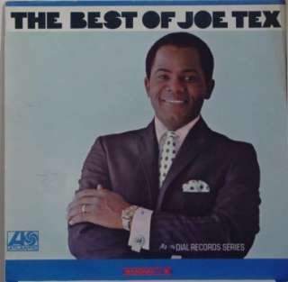 JOE TEX the best of LP vinyl ATLANTIC 8144 VG+ 1A/1A  