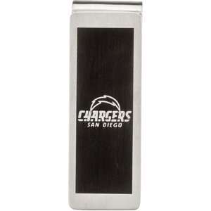 Stainless Steel San Diego Chargers Team Name and Logo Money Clip 57 