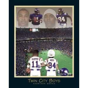  Twin City Boys Daunte Culpepper & Randy Poster Print