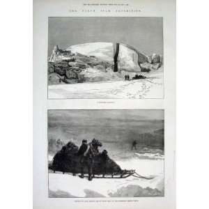  North Pole Exped A Floe Berg Aground & Sledge Party 187 